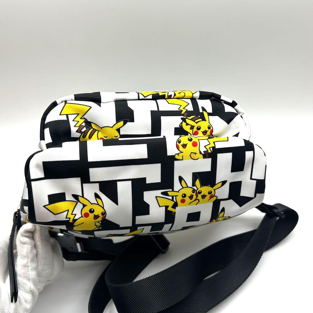 ★極美品★ロンシャン ポケモンコラボ ボディバッグ 斜め掛け ナイロン レザー