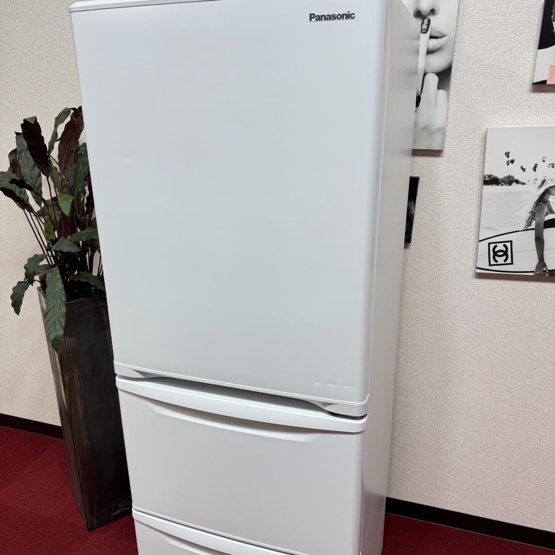 東京23区送料無料　超美品パナソニック2023年製冷蔵庫335L　洗浄/除菌済み