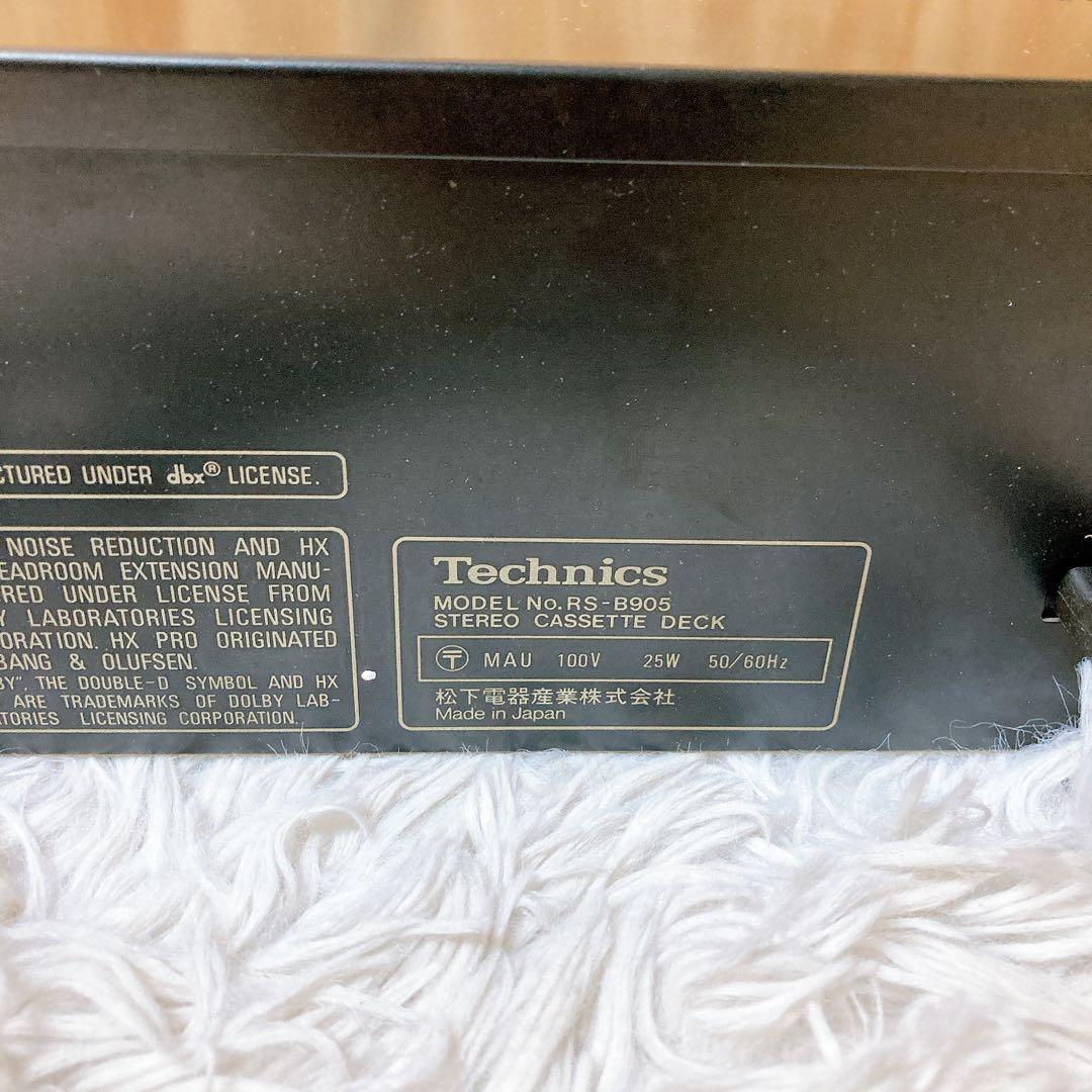 Technics テクニクス　RS-B905 カセットデッキ
