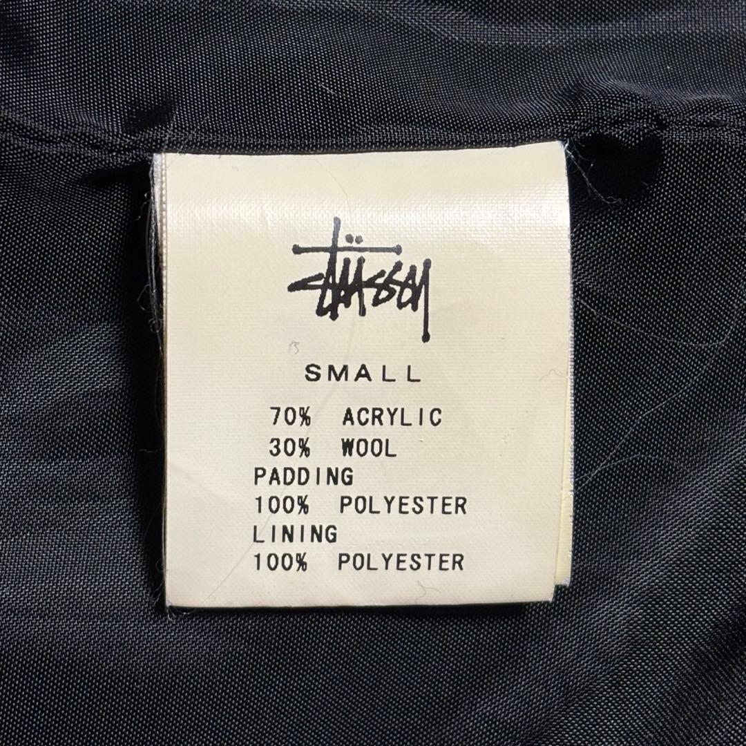 【希少】00s OLD STUSSY ネイティブ柄 ダッフルニットジャケット 黒