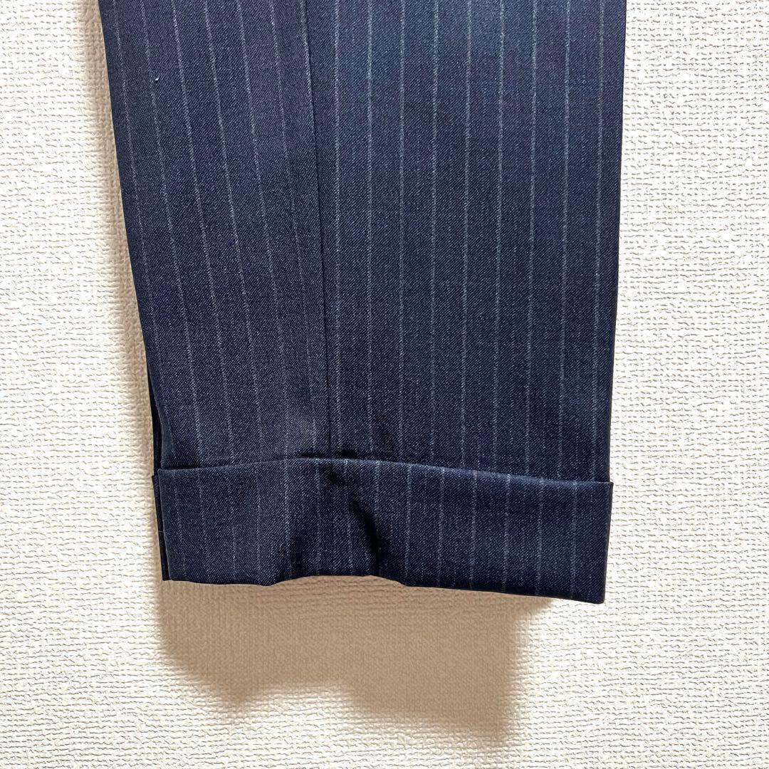 美品 REDA 3ピース オーダースーツ ネイビー XL相当