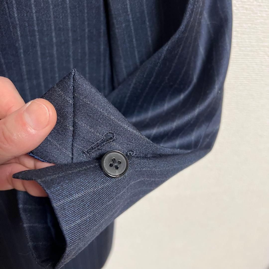 美品 REDA 3ピース オーダースーツ ネイビー XL相当