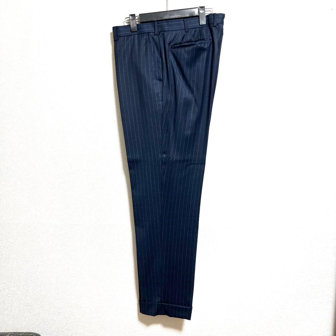 美品 REDA 3ピース オーダースーツ ネイビー XL相当