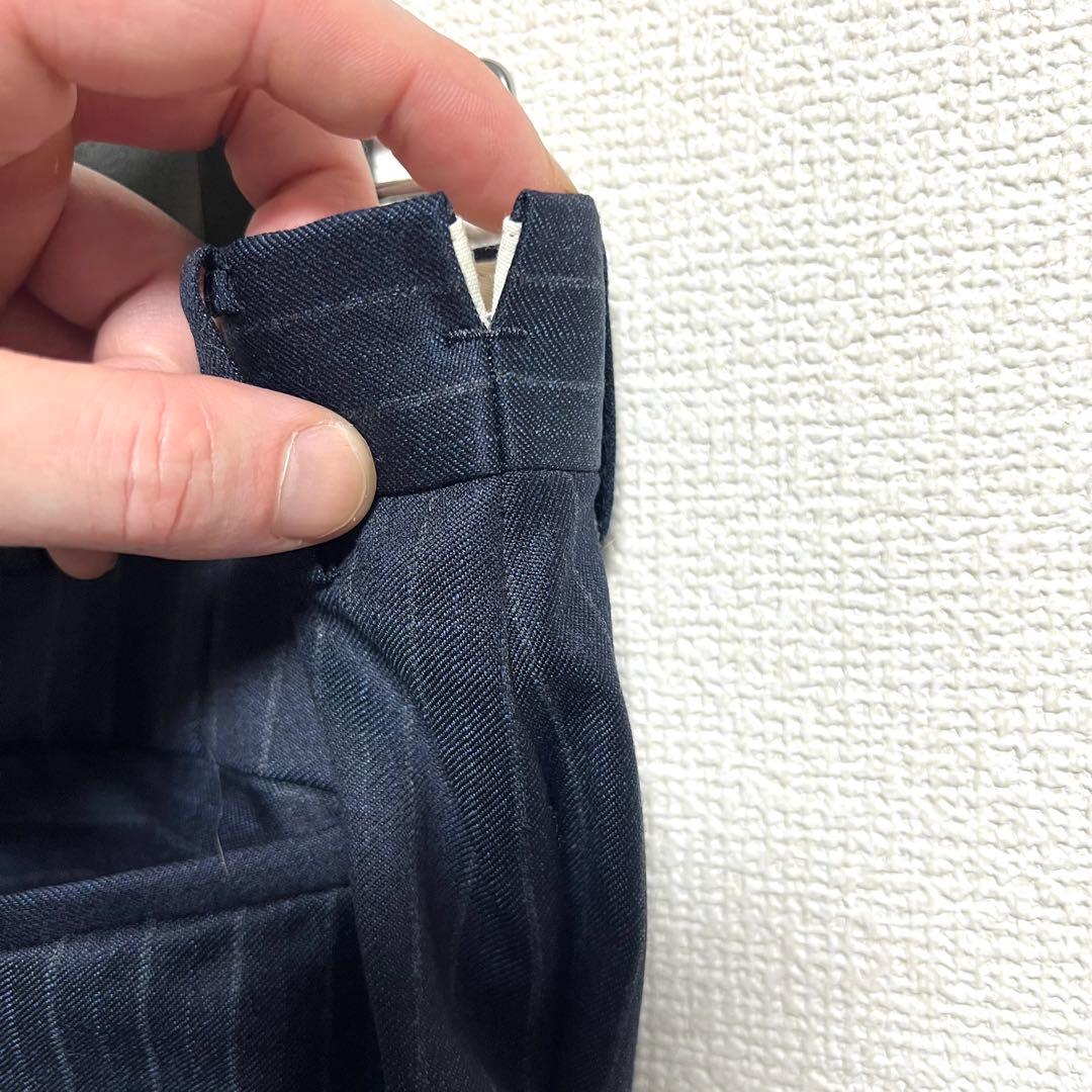 美品 REDA 3ピース オーダースーツ ネイビー XL相当