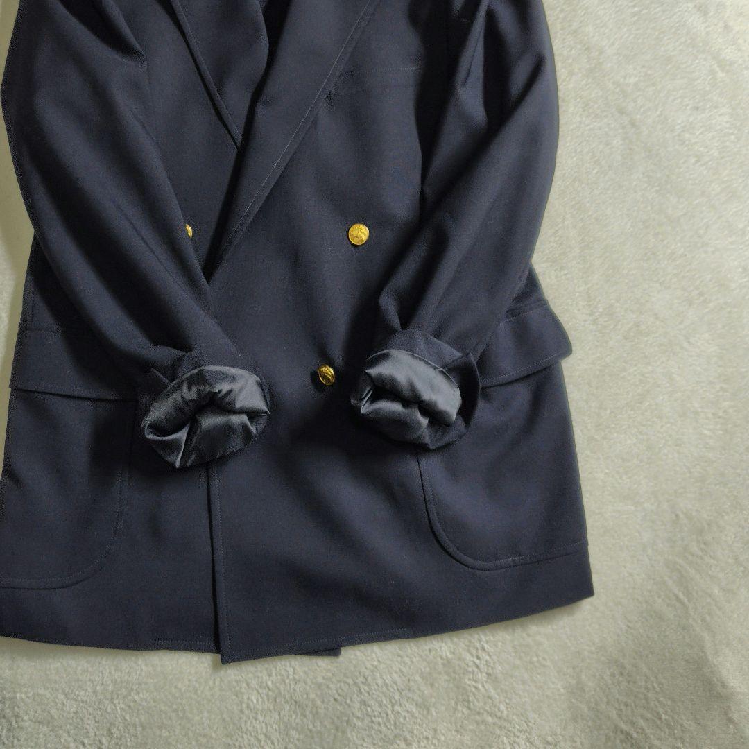 未使用に近い　XL　現行　ブルックスブラザーズ　紺　ブレザー　ダブル　金ボタン