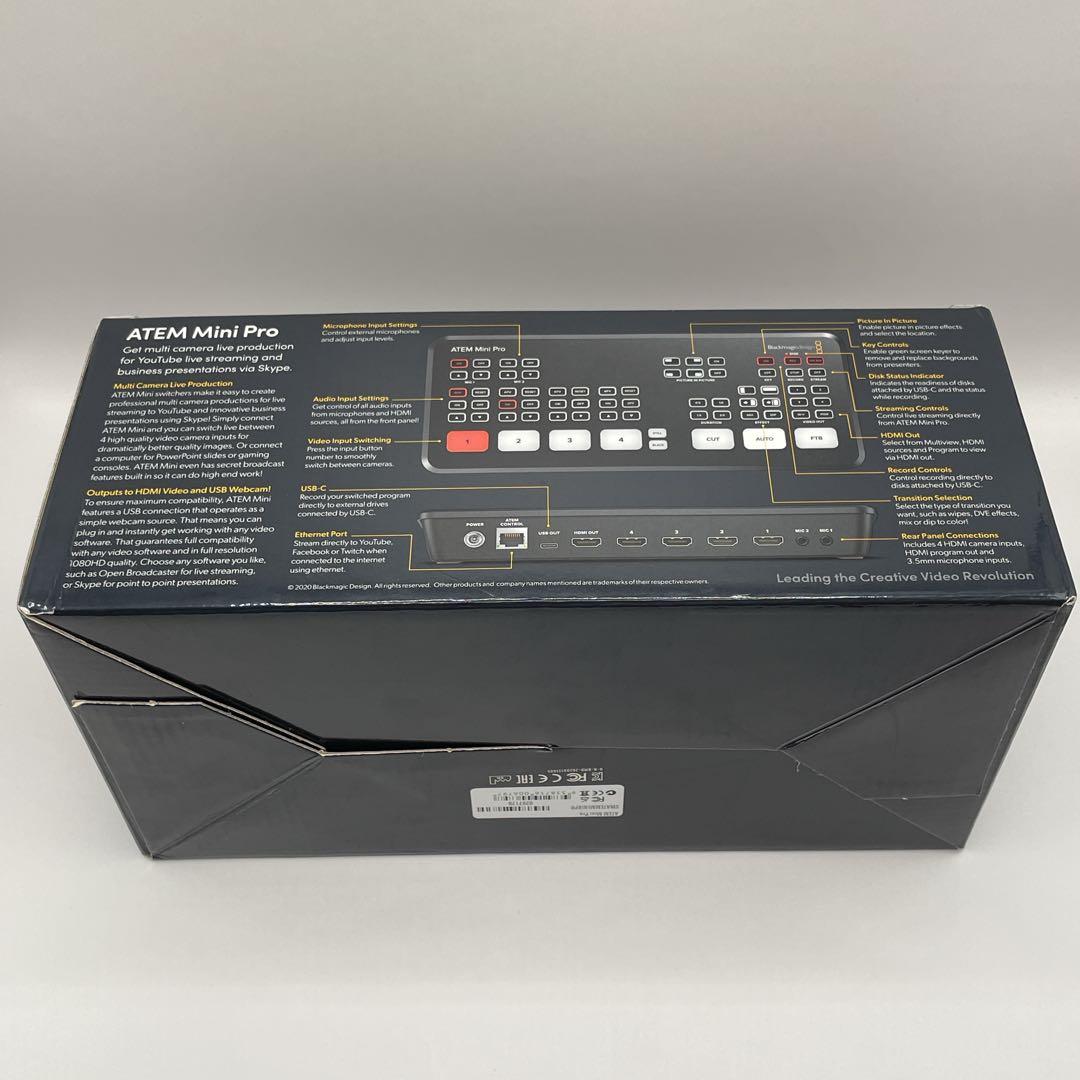 【未使用品級】Blackmagicdesign ATEM Mini Pro