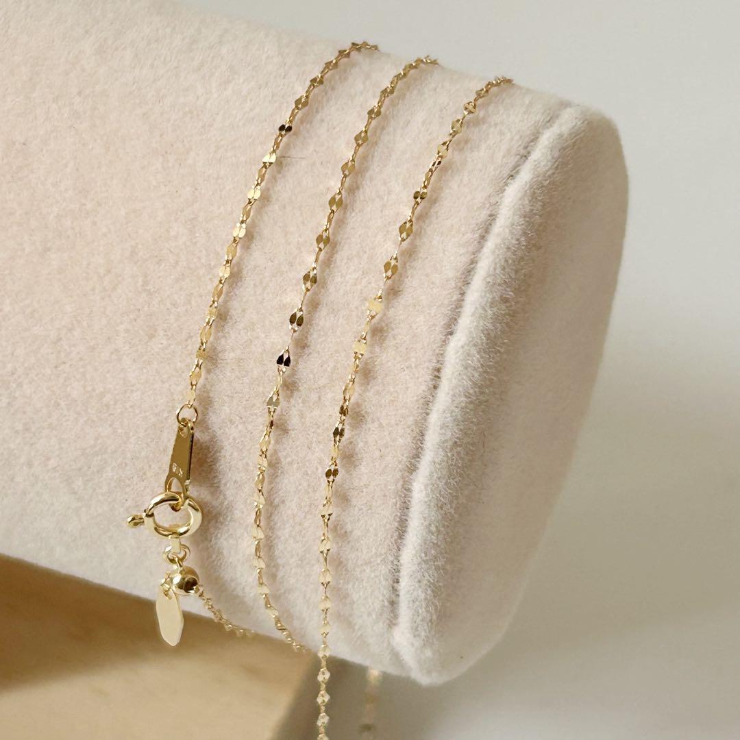 新品 高品質 日本製 K18 ネックレス 60cm アジャスター