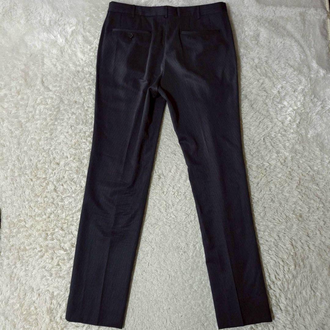 美品✨　大きいサイズ　XL相当　タケオキクチ　スリーピース　スーツ　ストライプ