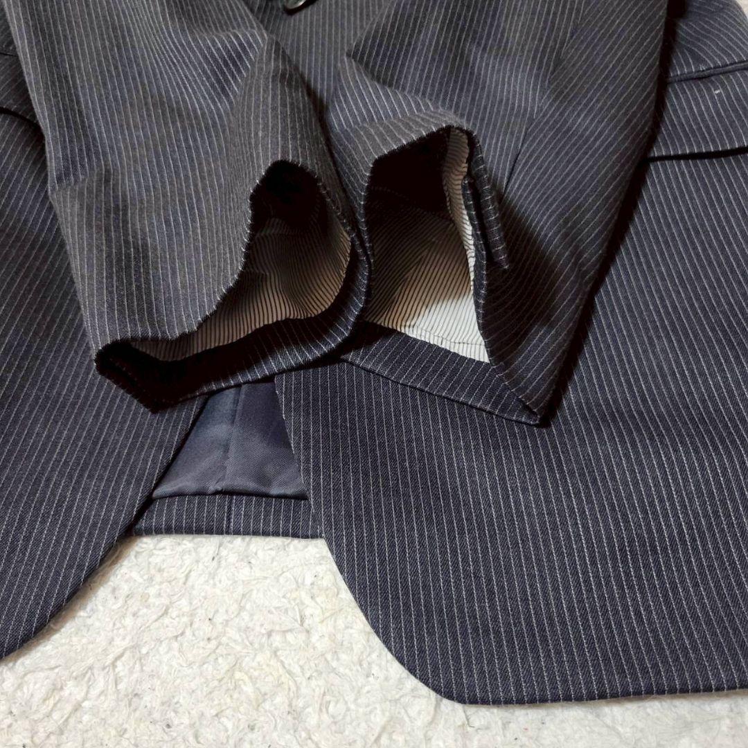 美品✨　大きいサイズ　XL相当　タケオキクチ　スリーピース　スーツ　ストライプ
