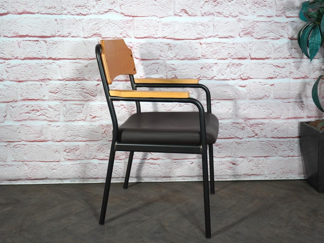 unico/ウニコ HOXTON/ホクストン アームダイニングチェア ブラウンc