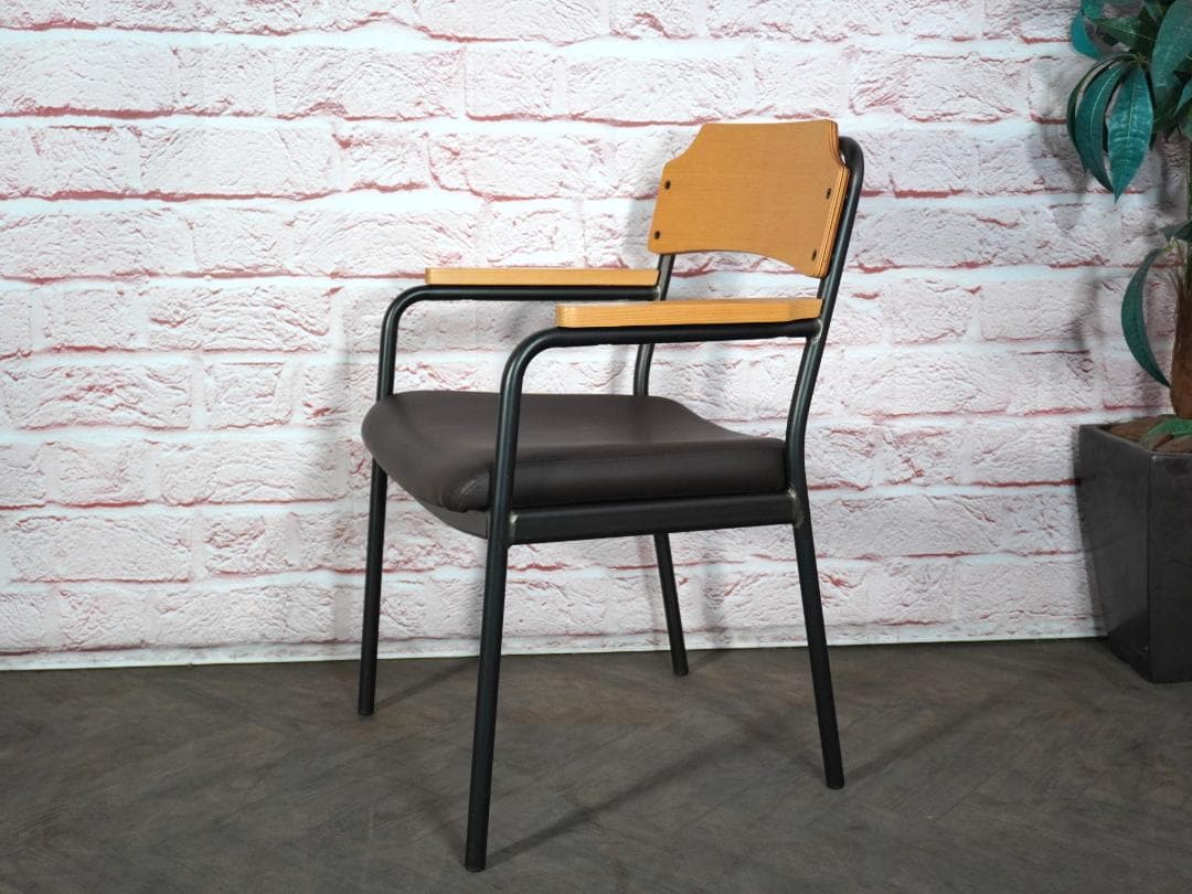 unico/ウニコ HOXTON/ホクストン アームダイニングチェア ブラウンc