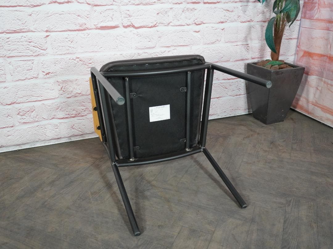 unico/ウニコ HOXTON/ホクストン アームダイニングチェア ブラウンc