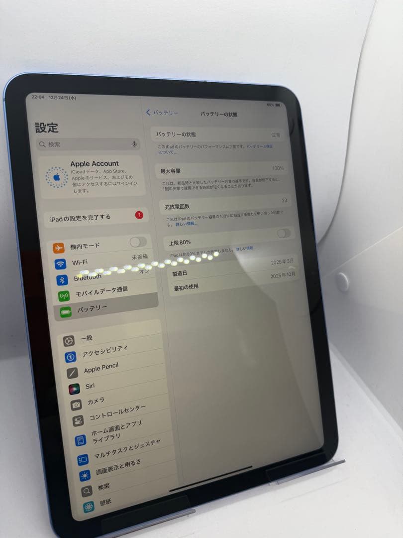 ★極美品★iPad11（A16）Wi-Fi+Cellulerモデル BT100%