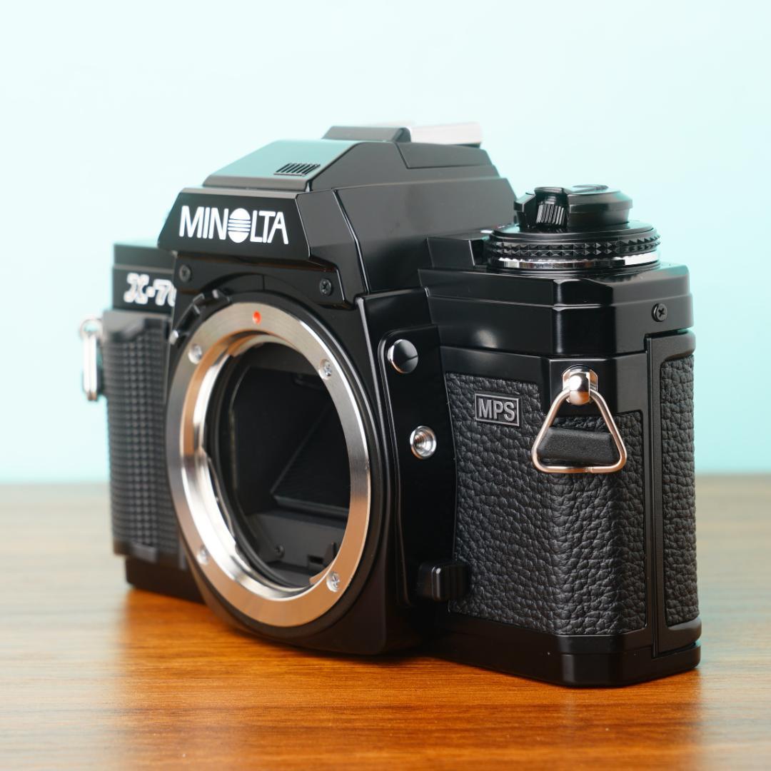 [美品] 完動品◎ミノルタ New X-700 ボディ フィルムカメラ #371