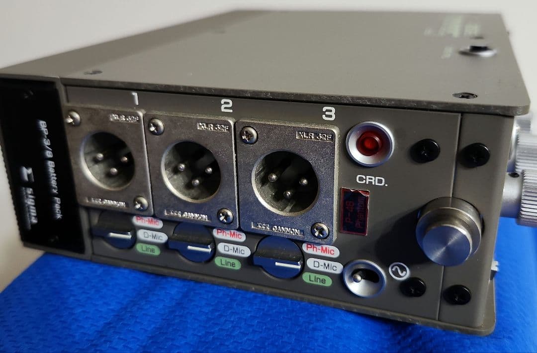 シグマSS-302 ポータブル3Chミキサー　映像制作向け【美品】