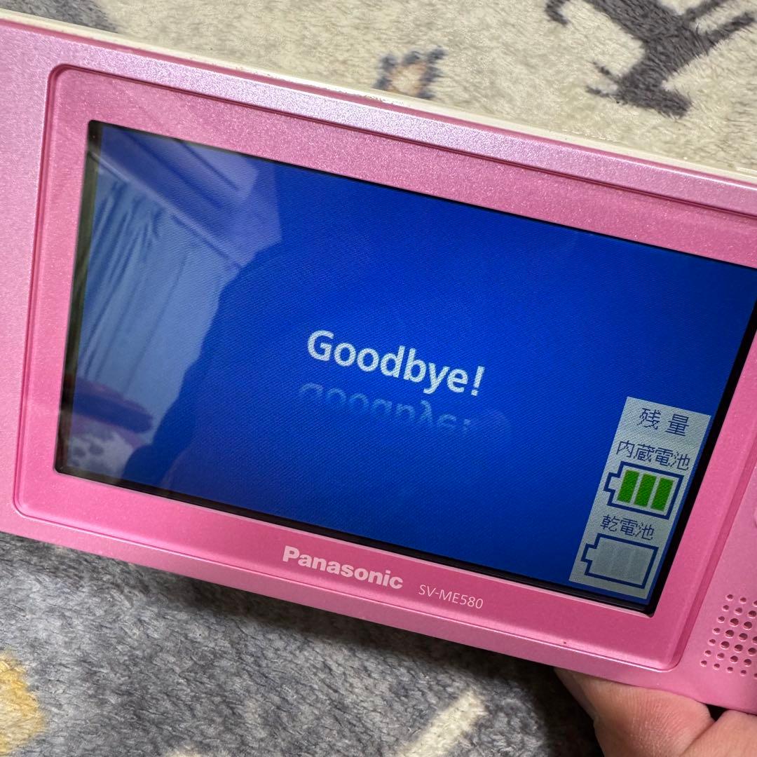 パナソニック　防水テレビ　ワンセグ　SV-ME580