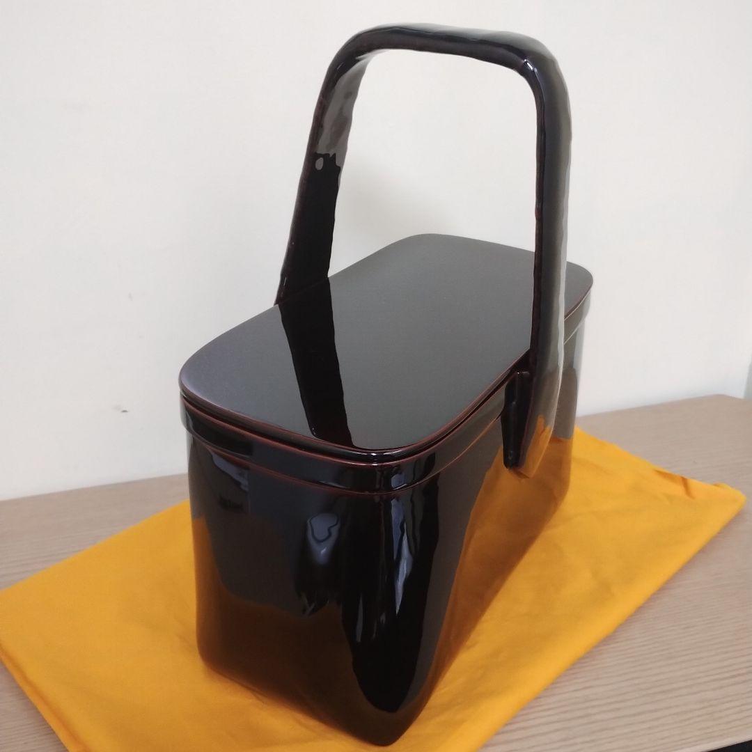 の*ん様 輪島塗 真塗 花入 バッグ 小物入れ