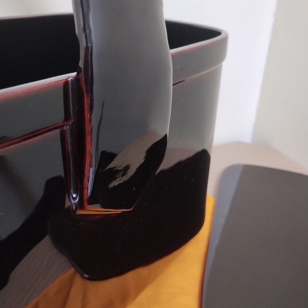 の*ん様 輪島塗 真塗 花入 バッグ 小物入れ