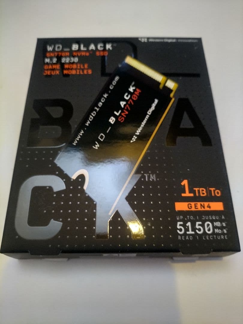 内蔵型SSD WD_BLACK SN770M 1TB M.2 NVMe SSD