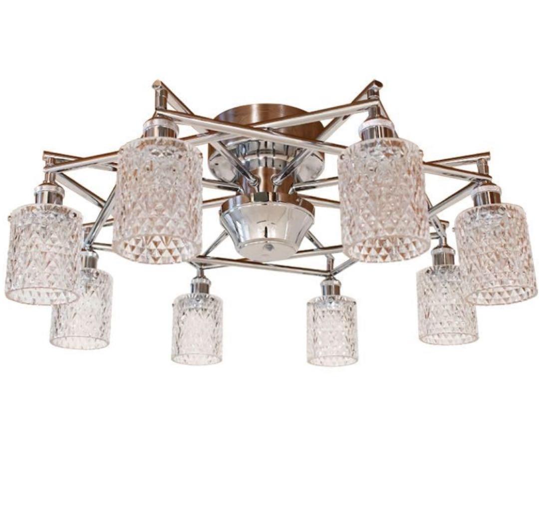 キジマ　シャンデリア　シーリングライト　amp51310 シルバー