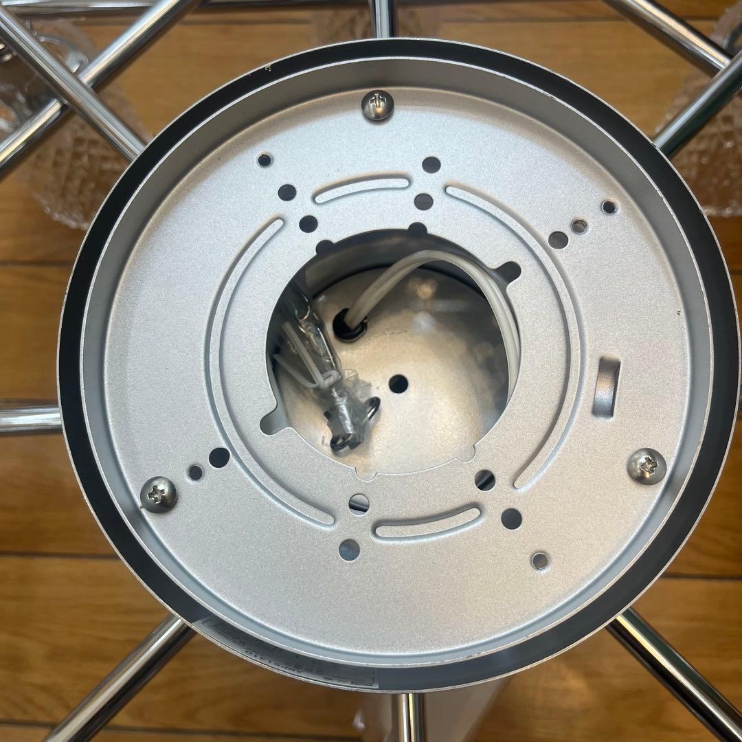 キジマ　シャンデリア　シーリングライト　amp51310 シルバー