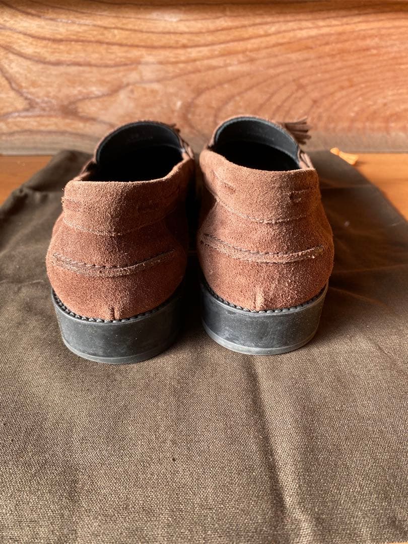 TOD'S ブラウン スエード ローファー(1/7までの出品)