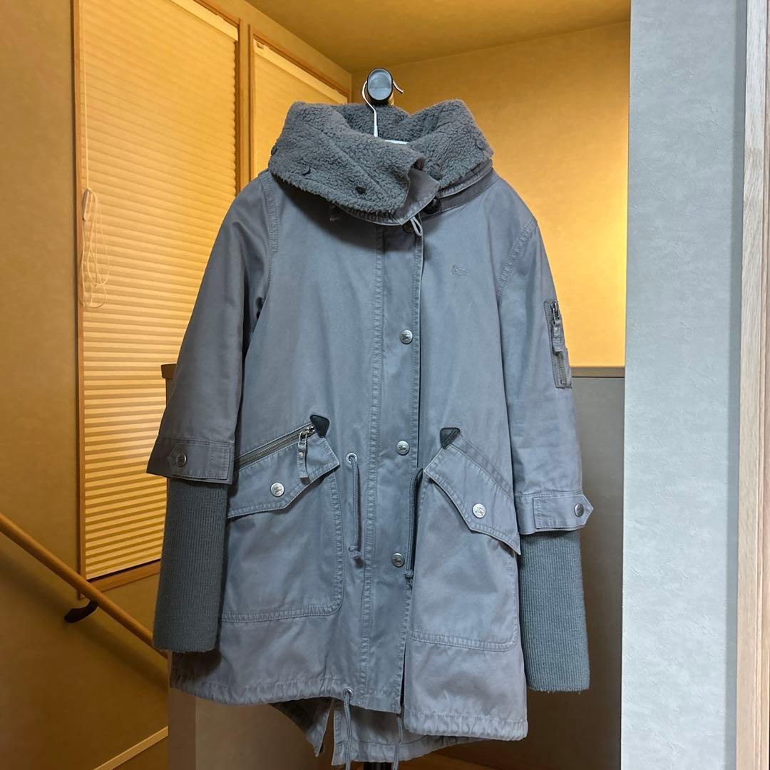 Burberry ブルーレーベル　3wayモッズコート　ミリタリー バーバリー