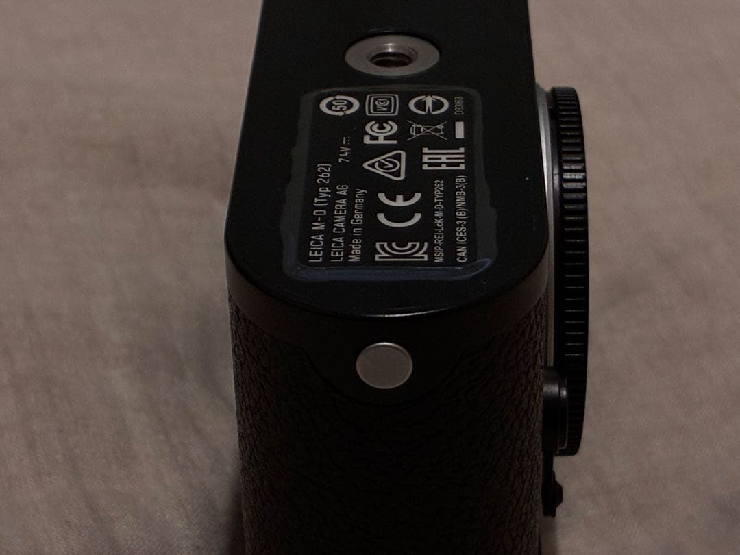 LEICA M-D(typ 262) black paint finish 美品