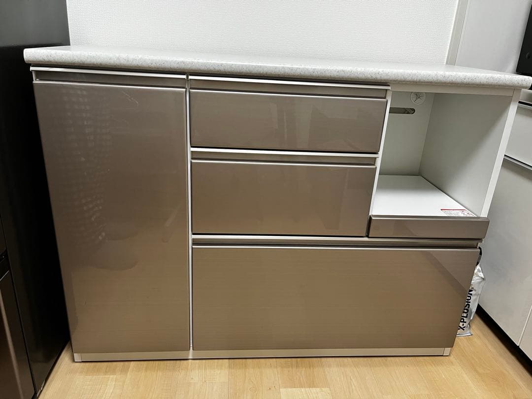 ニトリ キッチンカウンターアルミナ2 幅120cm 送料込み