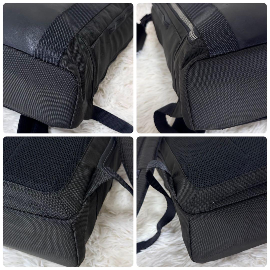 美品 トゥミ デイヴィス アルファブラボー ビジネスリュック レザー 黒