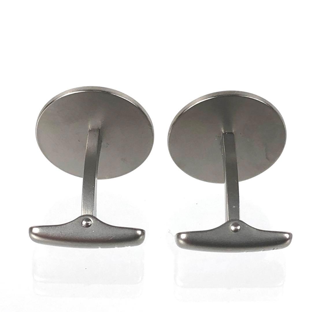 Dunhill ダンヒル AD  カフスリンクス カーボン調 サークル