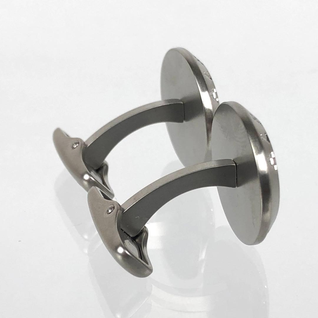 Dunhill ダンヒル AD  カフスリンクス カーボン調 サークル