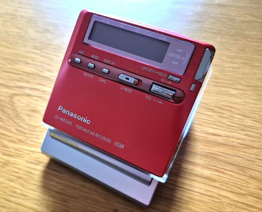 パナソニック ポータブル MDレコーダー SJ-MR240