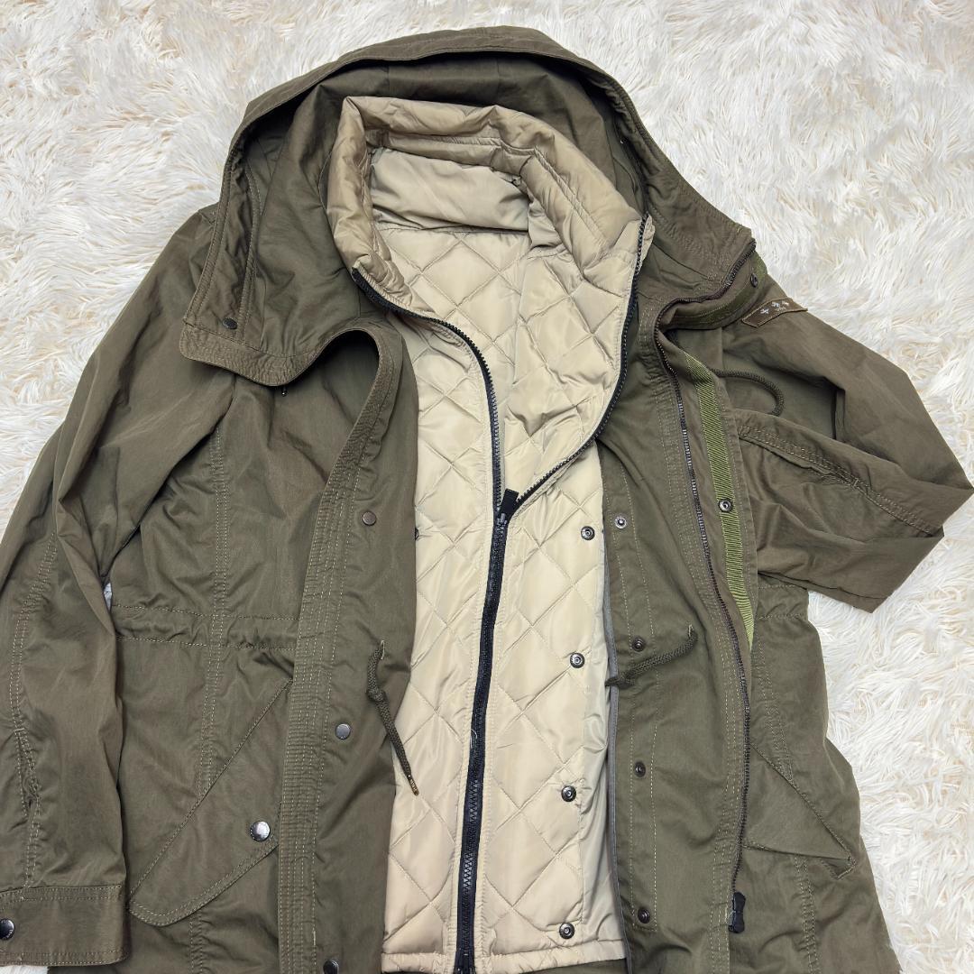 廃盤品　タトラス　LITTO モッズコート 3way ダウンベスト付　L