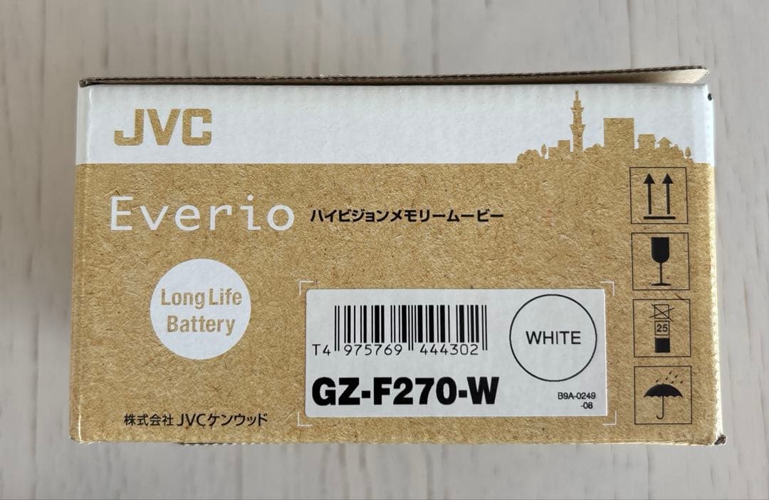 JVC Everio エブリオ　ハンディカメラ　GZ-F270-W　耐衝撃・低温