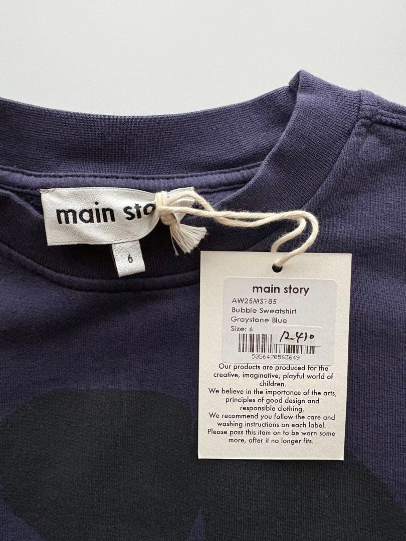 トップス main story bubble sweatshirt