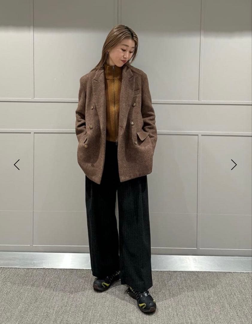 ユナイテッドアローズBEAUTY&YOUTH ヘリンボーン ジャケットコート