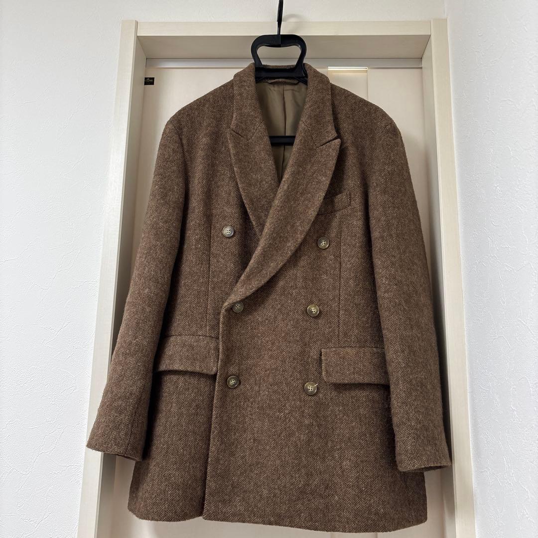 ユナイテッドアローズBEAUTY&YOUTH ヘリンボーン ジャケットコート