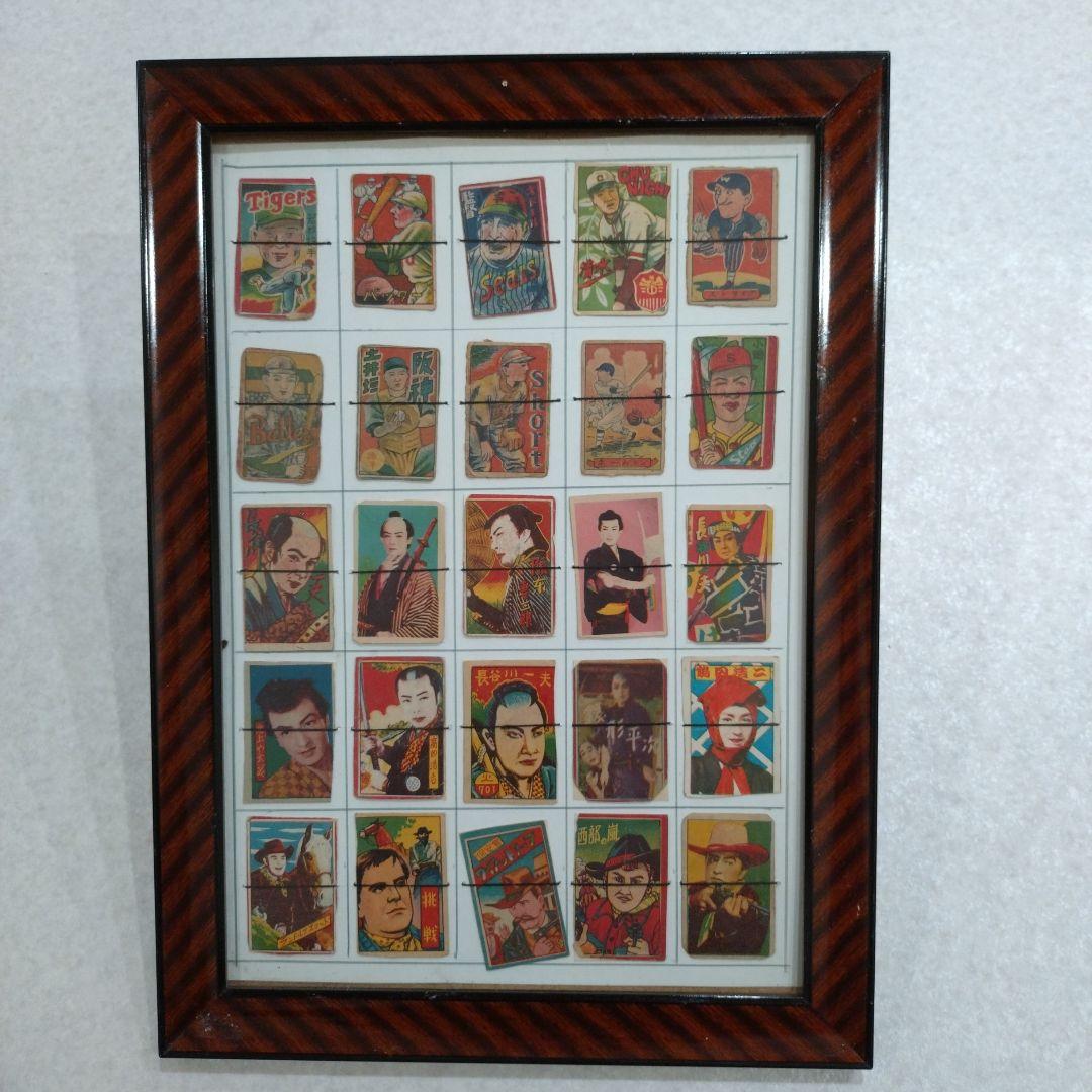希少　昭和レトロ　カード めんこ　コレクション　歌舞伎　野球　西部劇 銭形平次