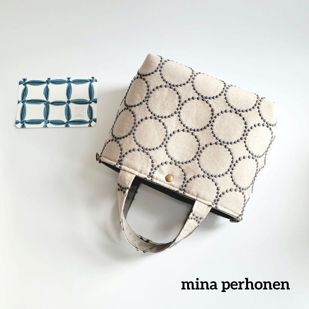 ミナペルホネン　パッチワークシンプルトートバック a
