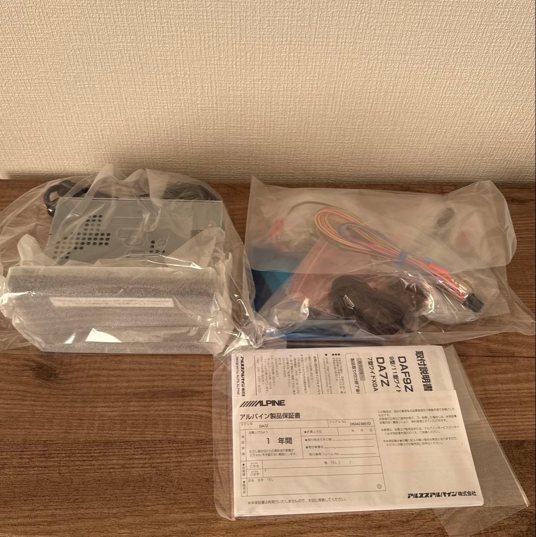 ALPINE DA7Z アルパイン　ディスプレイオーディオ　カーナビ