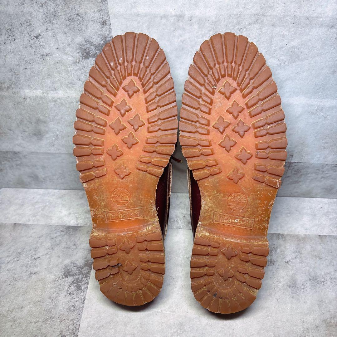 人気 ティンバーランド 3eyeクラシックラグ 26.5 デッキシューズ 赤茶