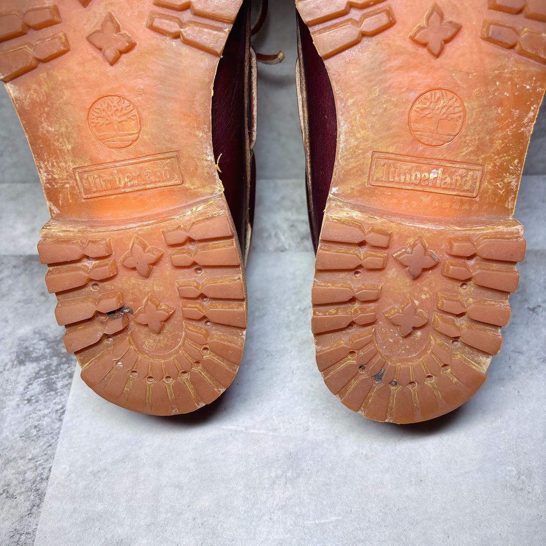 人気 ティンバーランド 3eyeクラシックラグ 26.5 デッキシューズ 赤茶
