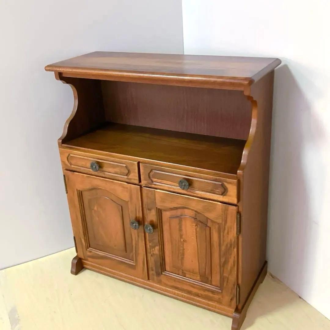 karimoku カリモク コロニアル 電話台　FAX台　サイドチェスト　木製