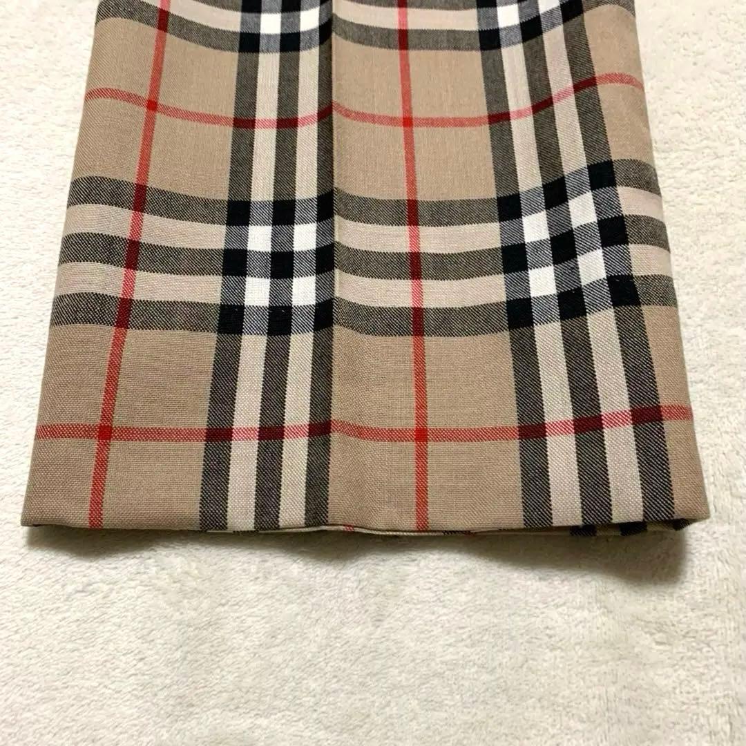 美品【Burberry’s】ノバチェック　ワイドタックパンツ　スラックス90s’
