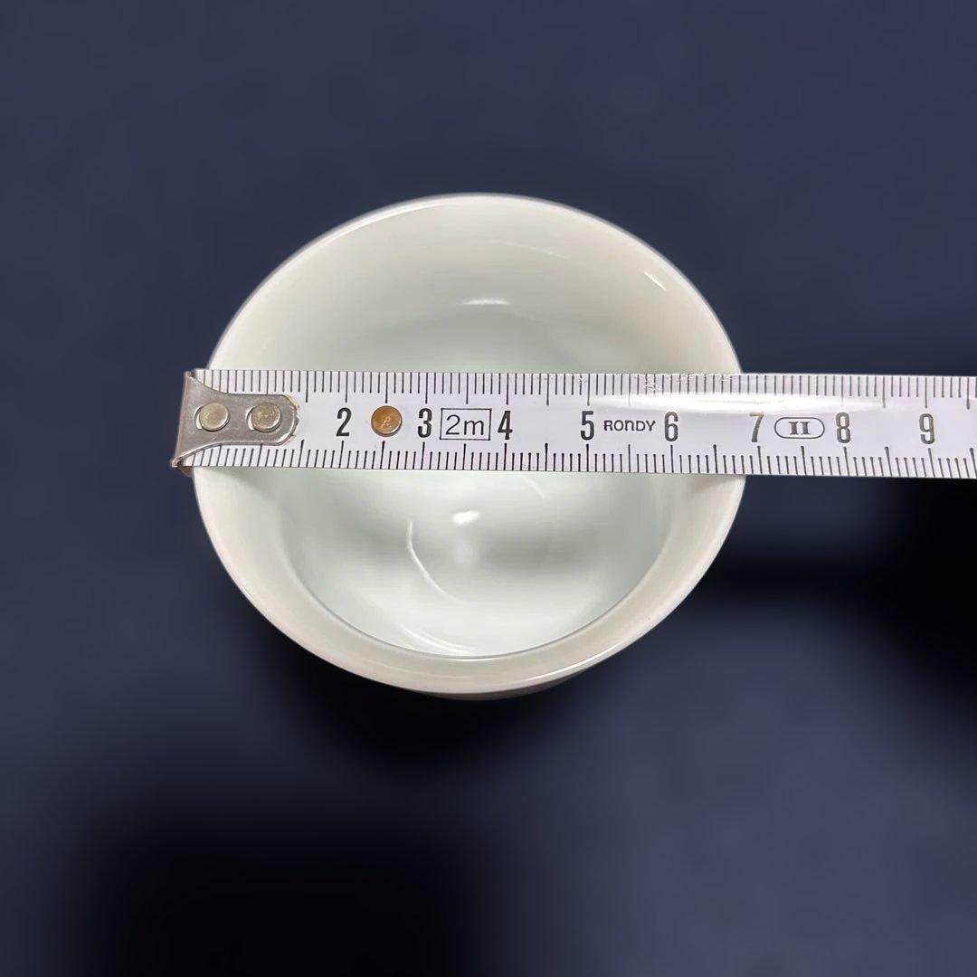 鍋島焼　魯山窯　汲み出し6客　湯呑　田山方南筆