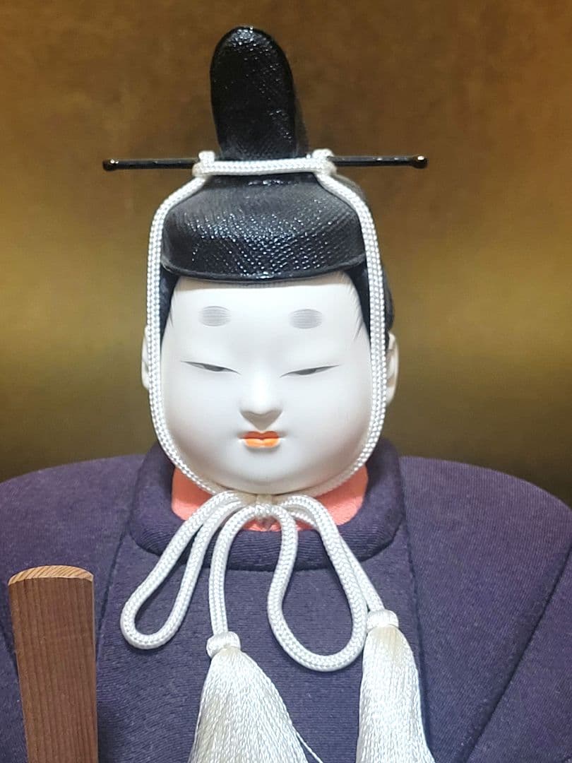 立派な雛人形　内裏雛　若草山　鈴木賢一作　東玉