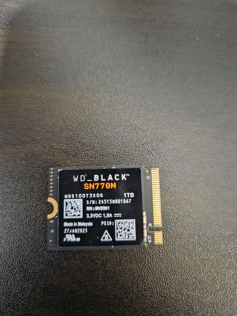 WD_BLACK SN770M 1TB SSD M.2 2230　おまけあり