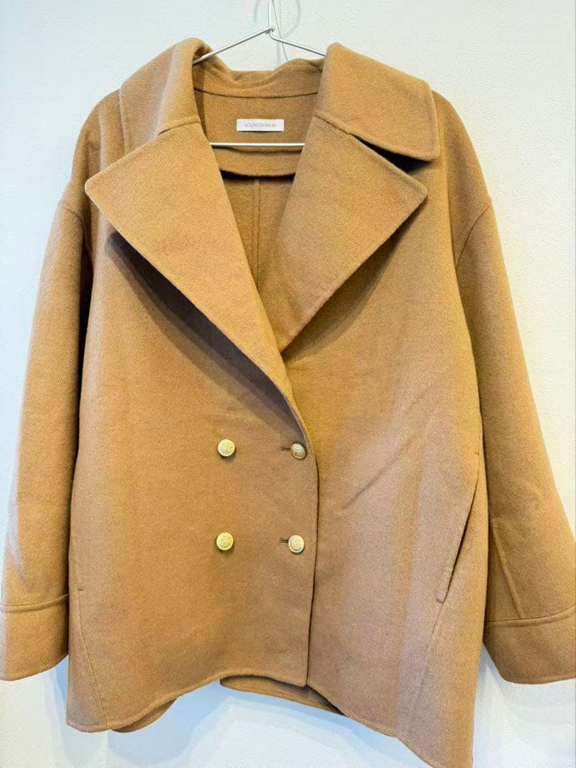 loungedress ミドルリバーコート キャメル