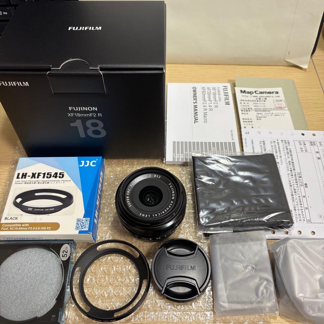 【美品】 富士フイルム XF18mm F2 R fujifilm おまけ付き